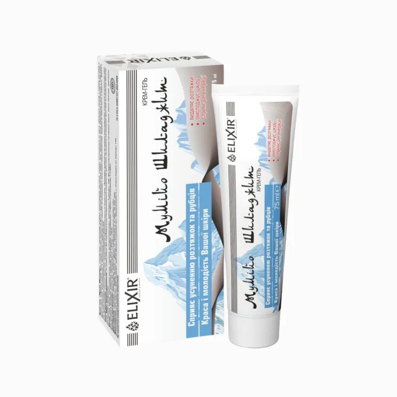 Elixir Krémový gél na jazvy a strie „Mumio Shilajit“ - 75 ml -