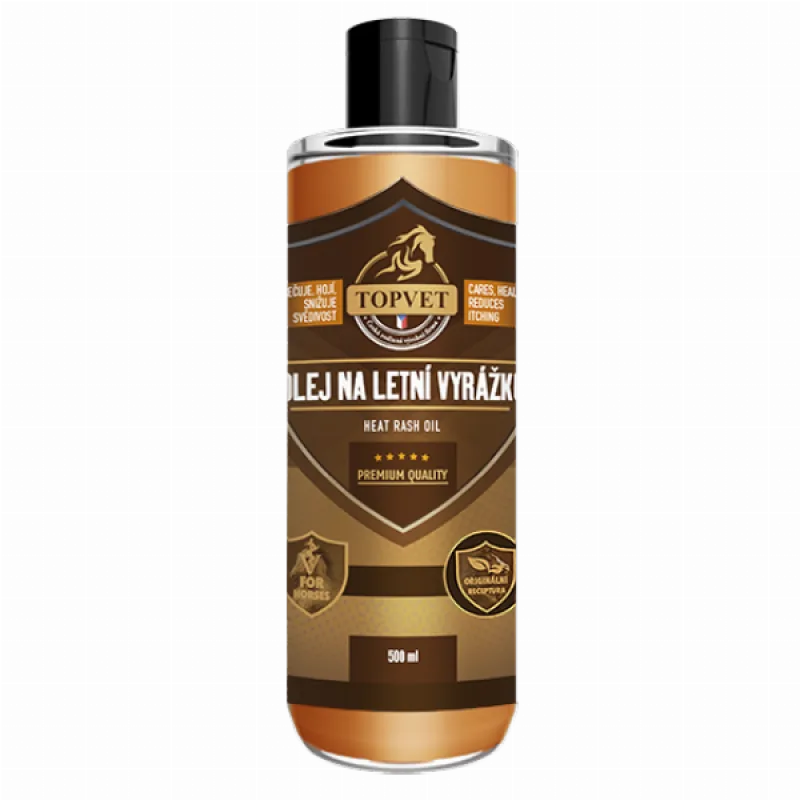 Green idea Olej na letnú vyrážku pre kone 500 ml –