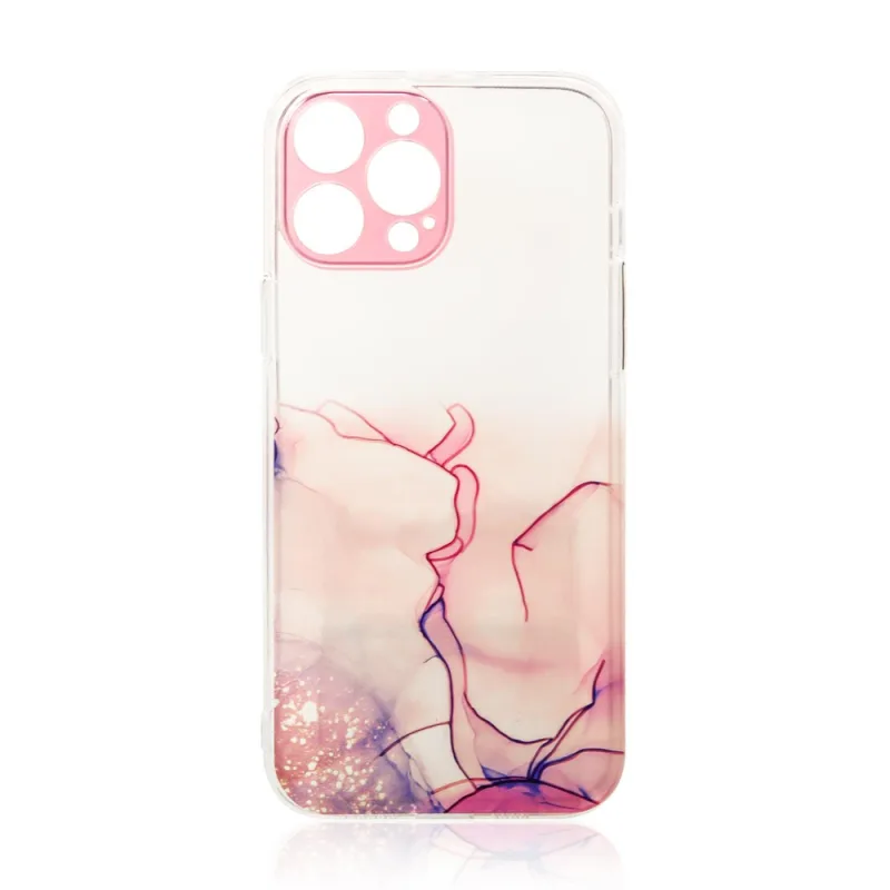 Marble Case Cover pre Samsung Galaxy A12 5G Gel Cover Marble Pink
