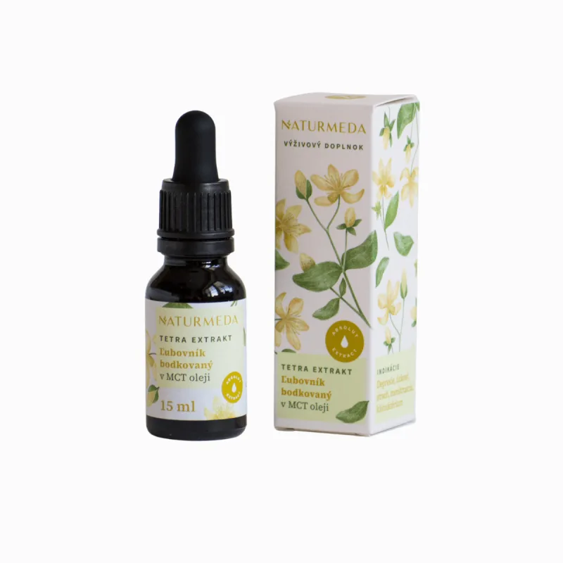 Naturmeda Ľubovník bodkovaný – Tetra bylinný extrakt – 15 ml –
