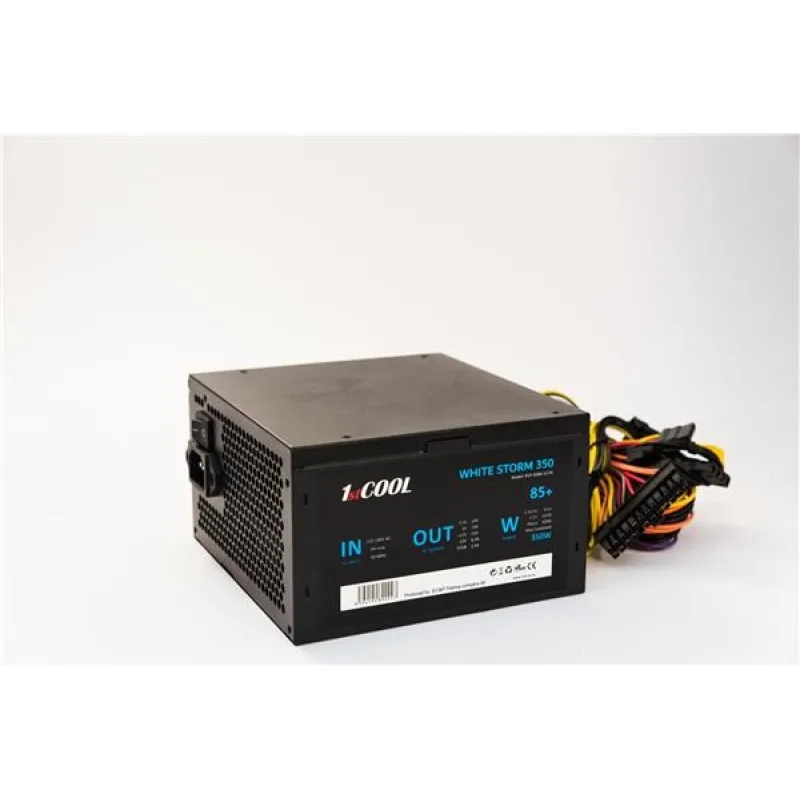 BAZAR - 1stCOOL zdroj ATX 350W WHITE STORM 350, APFC, 85+ "REPAIRED"…