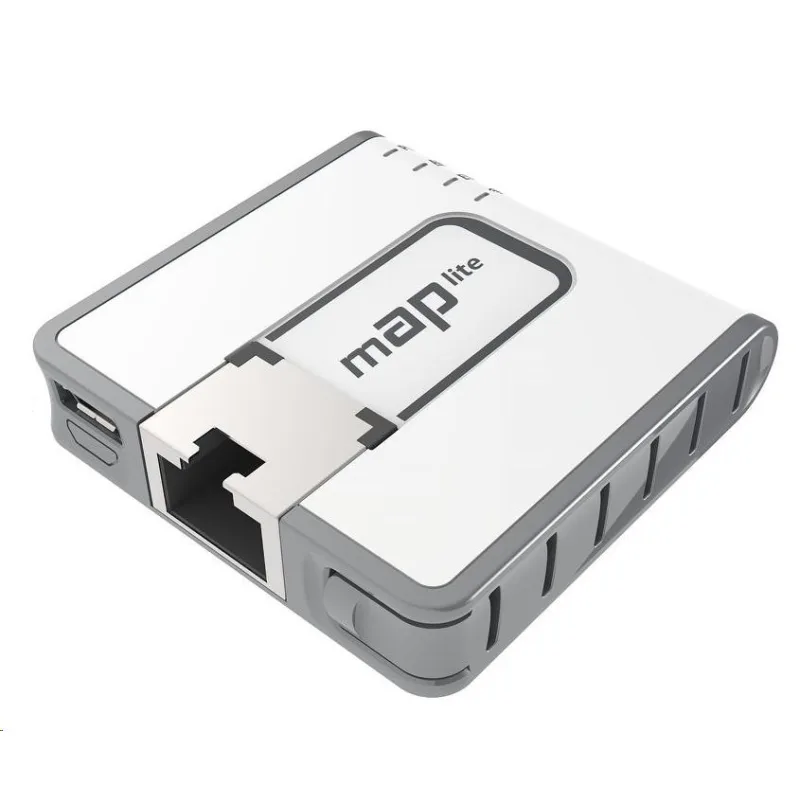 MikroTik RouterBOARD mAP lite, 650MHz CPU, 64MB RAM, 1x LAN, 2.4GHz…