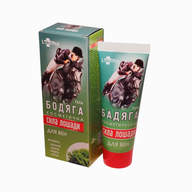 LekoPro KONSKÁ SILA gél Badiaga na jazvy, hematómy, opuchy - 75 ml -