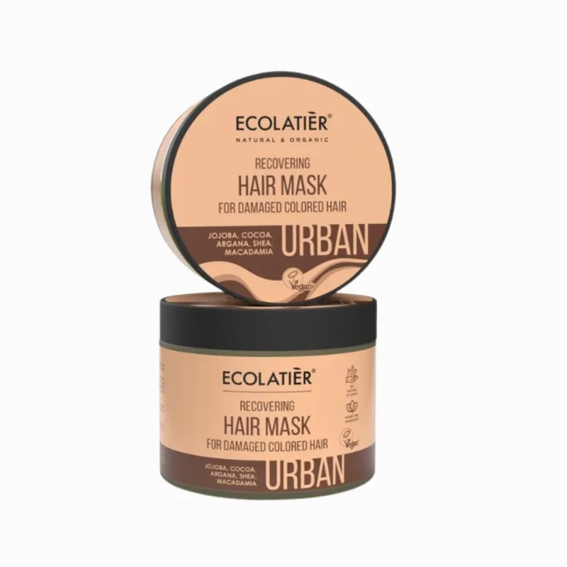 EcoLatier Regeneračná maska na poškodené a farbené vlasy - 380 ml -