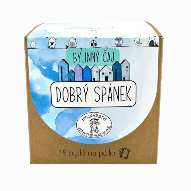 Bylinářství U Chytré horákyně Porcovaný bylinný čaj Dobrý spánok - 45g (15x3g)-