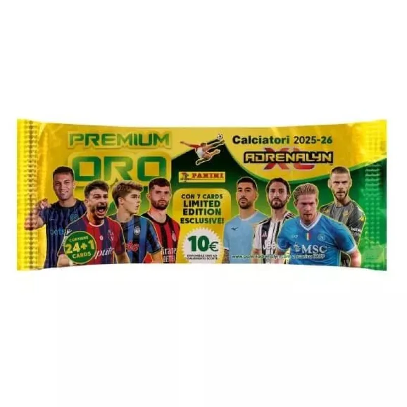 PANINI Serie A 2025/2026 ADRENALYN GOLD PACKET 01-9132
