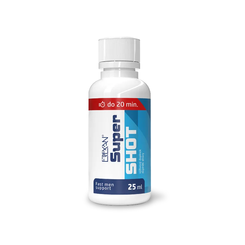 EREXAN Super SHOT drink na podporu erekcie s extra rýchlym účinkom - 25ml