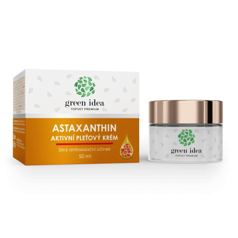 Green idea Astaxantín - aktívny pleťový krém 50 ml -