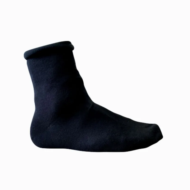 Ovecha Ponožky pre osoby s objemnými nohami - bez lemu - čierne - Veľkosť: L (35-38)