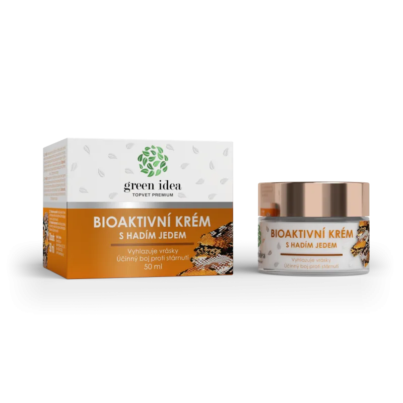 Green idea Bioaktívny krém s hadím jedom 50 ml -