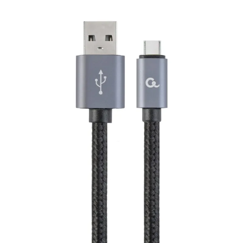 Kábel CABLEXPERT USB 2.0 AM na Type-C kábel (AM/CM), 1,8m, opletený,…