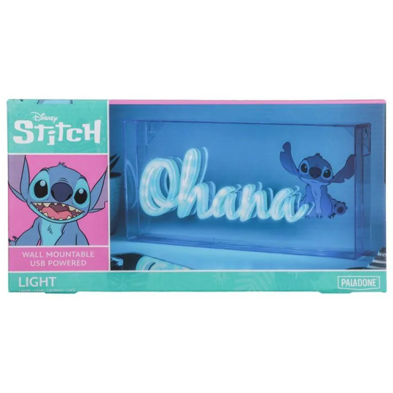 Stitch Ohana LED Neon Light (Disney) 5056577729146