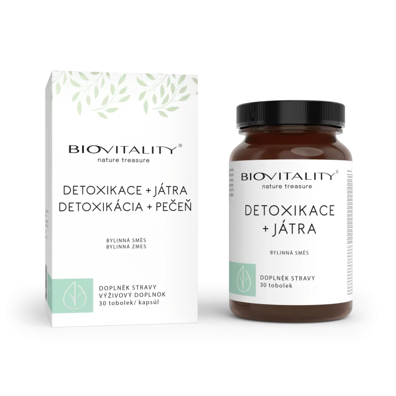 Green idea Detoxikácia + pečeň – bylinné kapsuly 30 ks –
