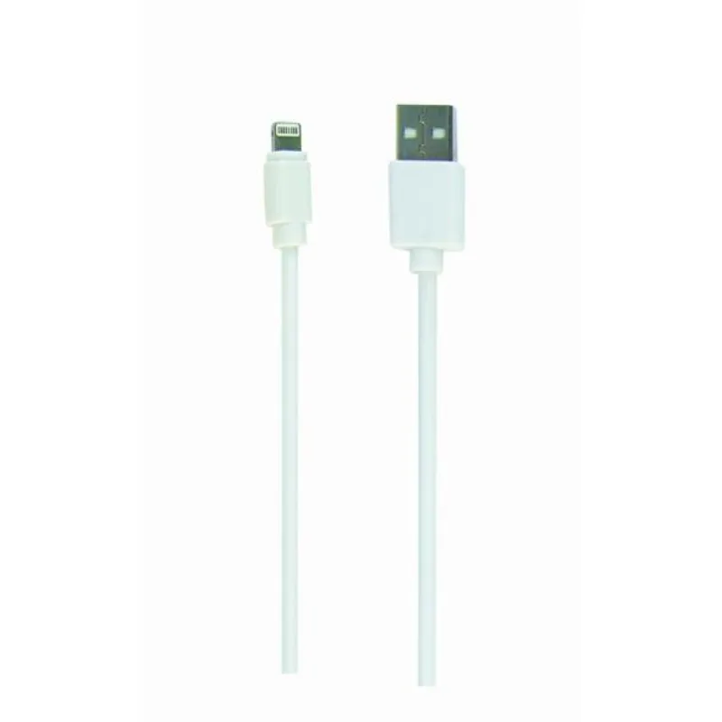 Gembird kábel nabíjací Lightning 8-pin (M) na USB 2.0 (M), 1 m, biely CC…