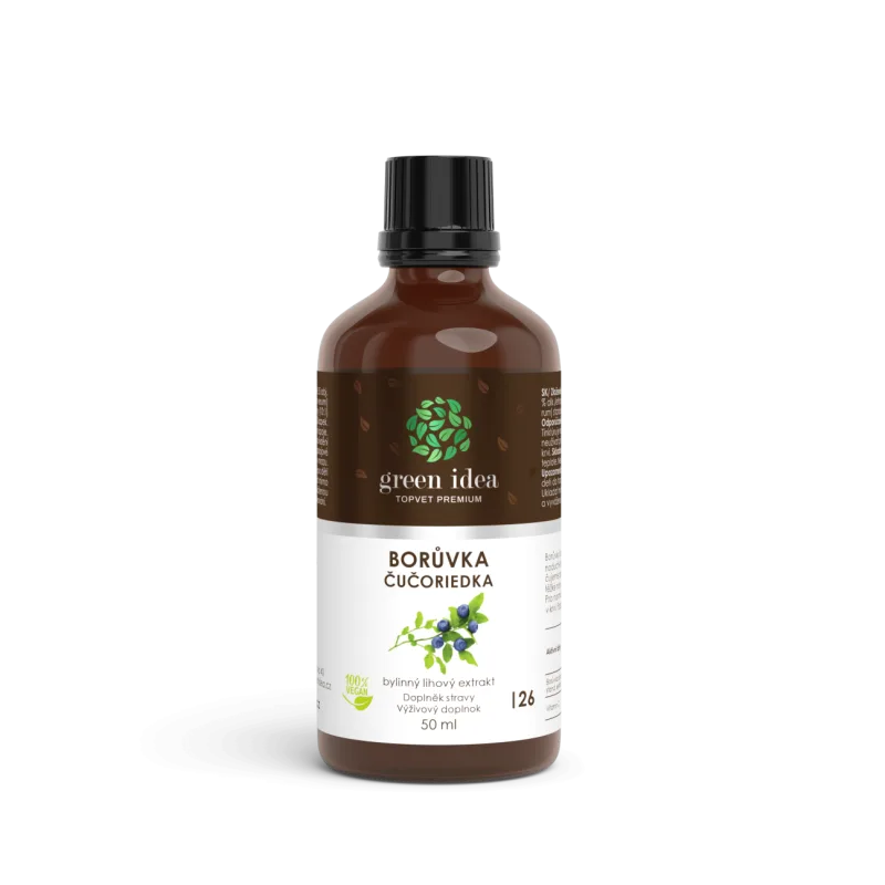 Green idea Čučoriedka – tinktúra – kvapky 50 ml –