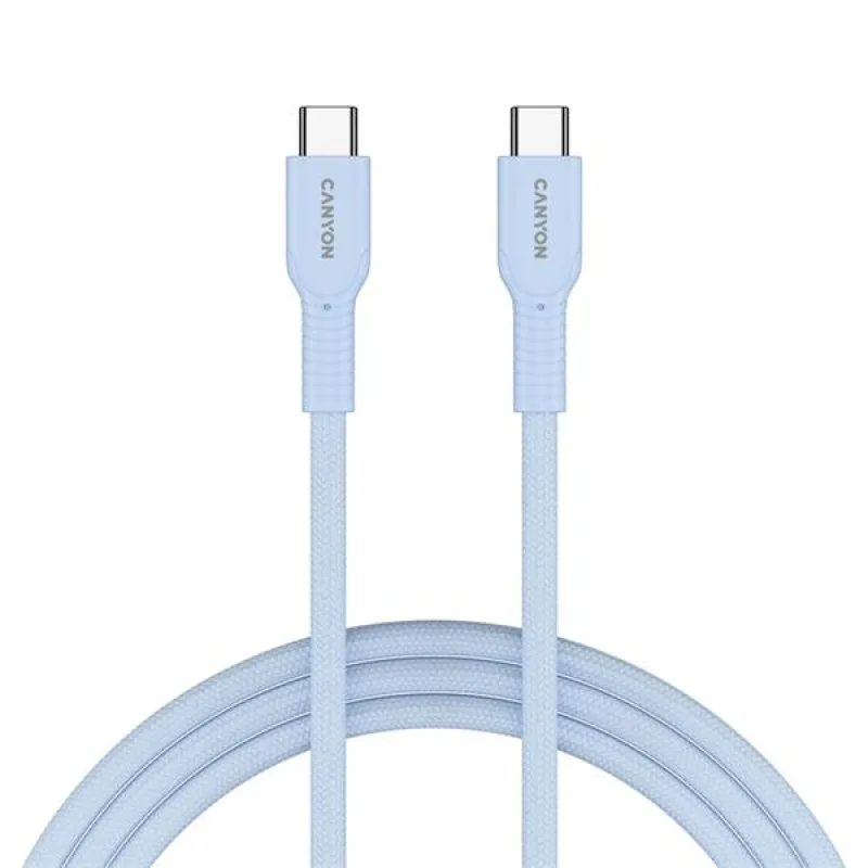 Canyon OnWire CCAP60CL, 1 m, kábel nab. a synchr., USB-C / USB-C, 60W PD,…