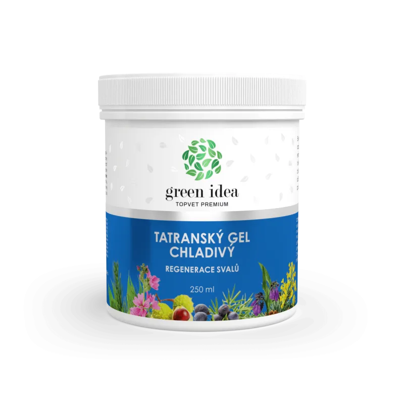 Green idea Tatranský bylinný gél - chladivý 250 ml -