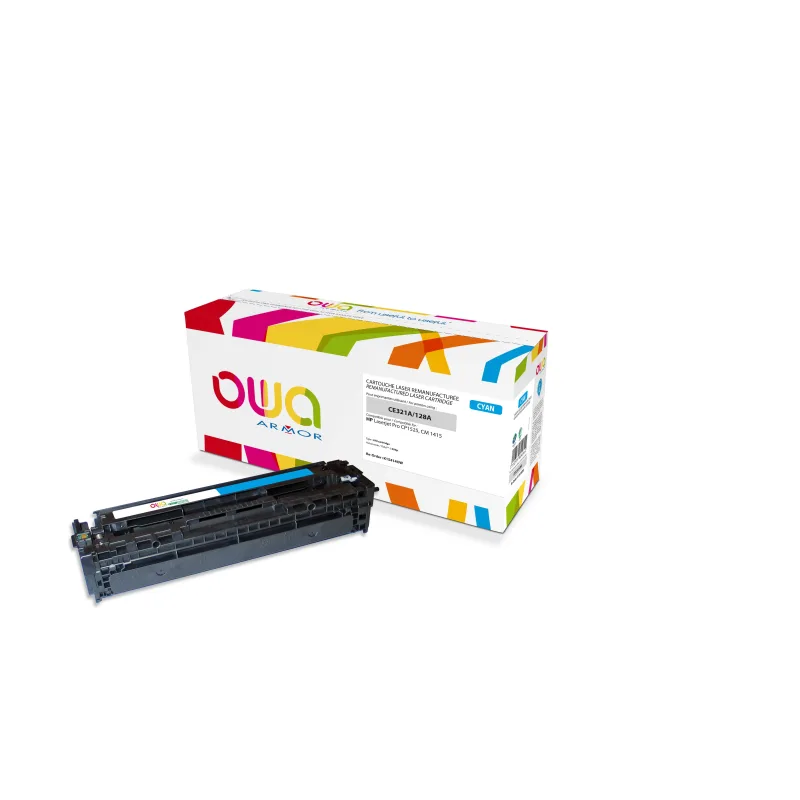 OWA Armor toner kompatibilný s HP CE321A, 1300st, modrá/ cyan K15414OW