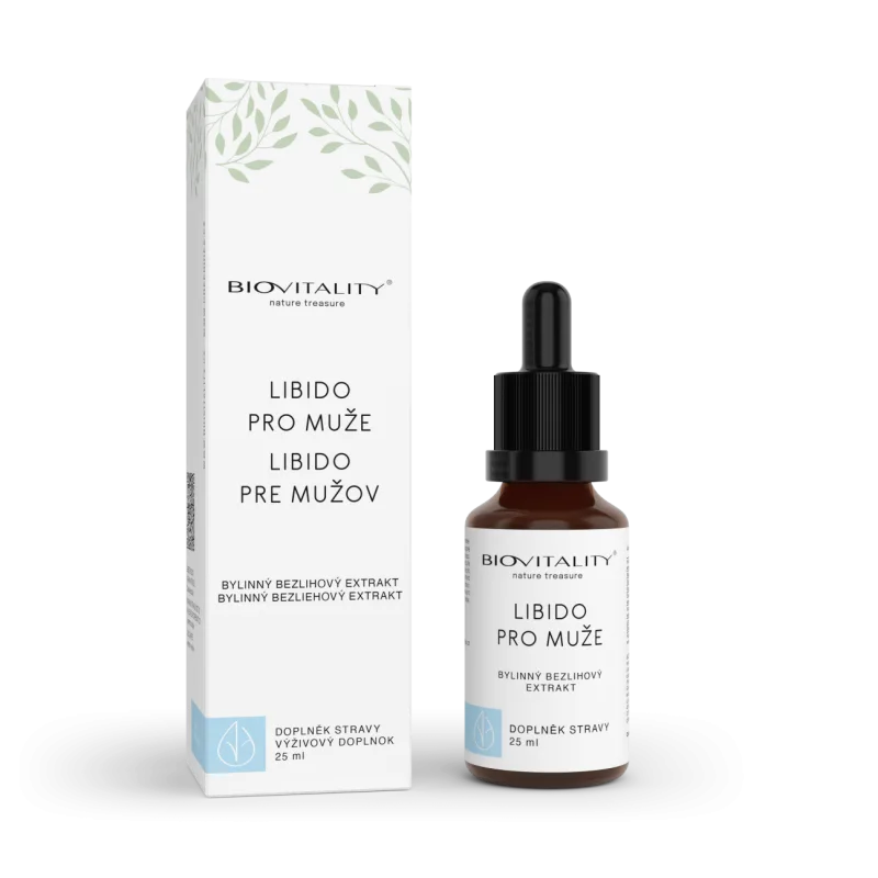 Green idea Libido pre mužov – bezalkoholová tinktúra – kvapky 25 ml –