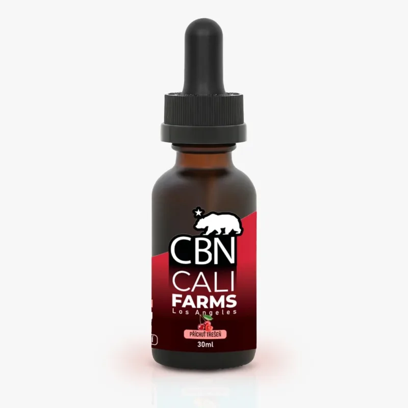 CaliFarms CBD & CBN Olej (2000 mg CBD + 500 mg CBN) - Čerešňa 30 ml -