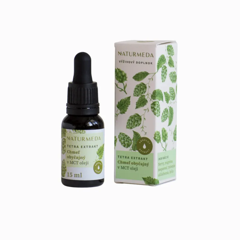 Naturmeda Chmeľ obyčajný – Tetra bylinný extrakt 15 ml -