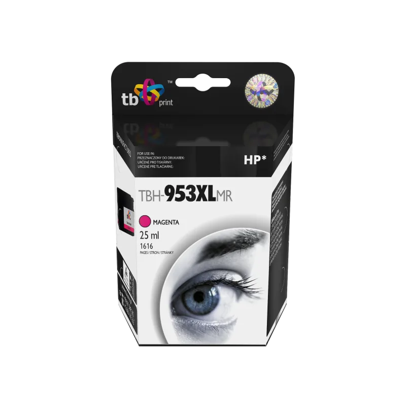 Ink. kazeta TB kompat. s HP OJ 8710, Magenta, ref TBH-953XLMR