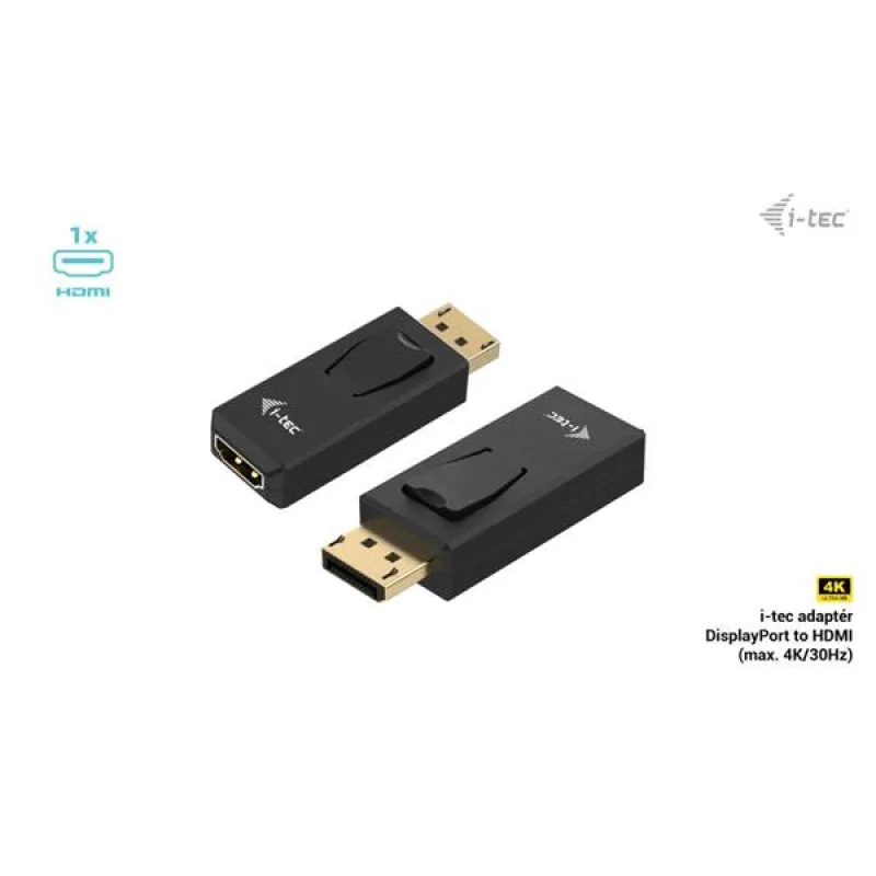 i-tec Passive DisplayPort to HDMI Adapter (max 4K/30Hz) DP2HDMI4K30HZ