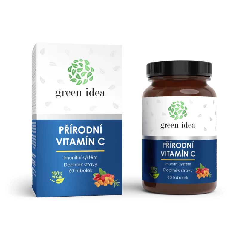 Green idea Prírodný vitamín C - 60 kapsúl -