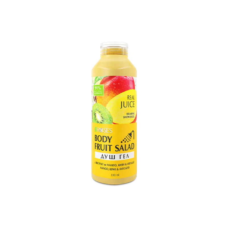 NATURE OF AGIVA FRUIT SALAD – Prírodný sprchový gél Mango, Kiwi & Avokádo 330 ml -