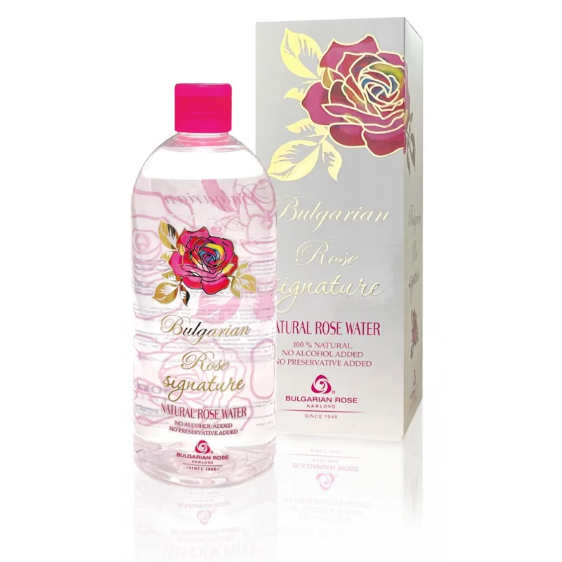 Bulgarian Rose Karlovo BULGARIAN ROSE SIGNATURE prírodná ružová voda 500 ml -