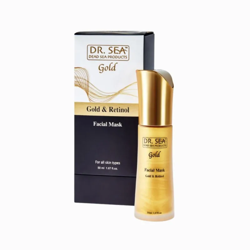 Dr. Sea Pleťová maska na tvár Gold & Retinol - 50ml -