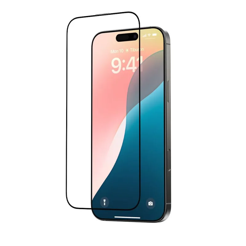 Devia ochranné sklo Star Series pre iPhone 16 Pro - Black Frame