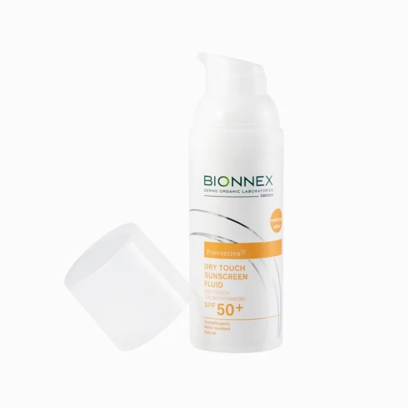 Bionnex Ochranný krém na opaľovanie "Suchý dotyk" SPF 50+, 50 ml -