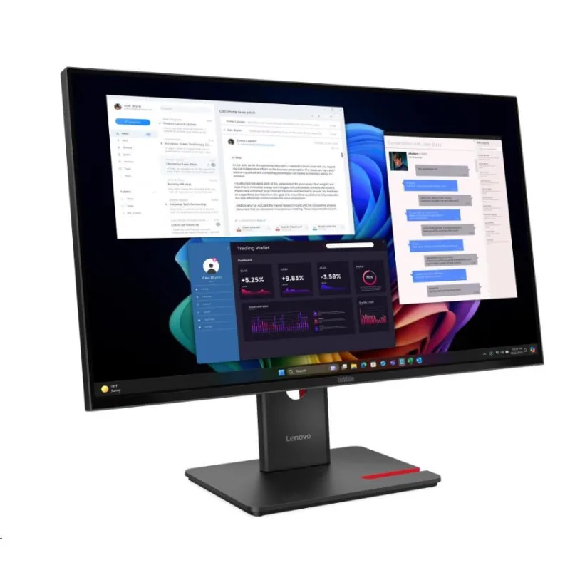 LENOVO LCD ThinkVision T27UD-40 - 27", IPS, mat, 16:9, 3840x2160, 178/…