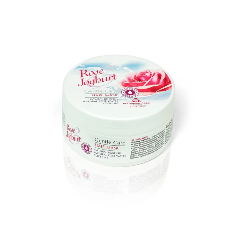 Bulgarian Rose Karlovo ROSE JOGHURT maska na vlasy 240 ml -