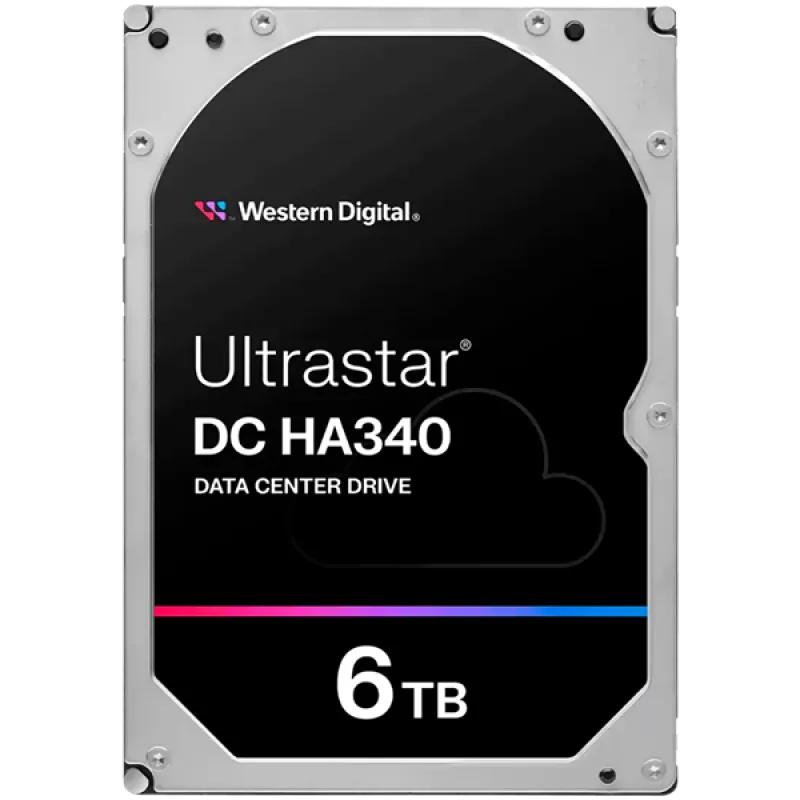 Western Digital Ultrastar DC HA340 3,5" HDD 6TB 7200rpm SATA 6Gb/s 512e…