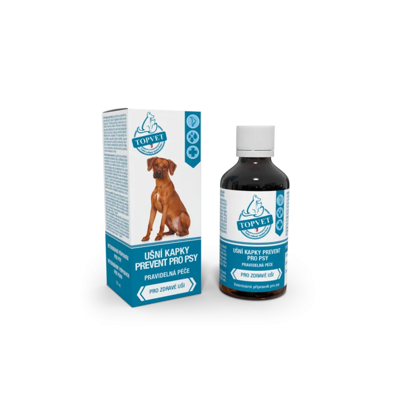 Green idea Ušné kvapky Prevent pre psov – 50 ml –