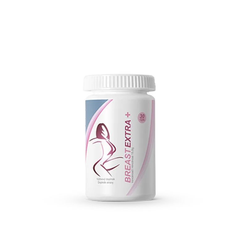 BreastExtra+ BREAST EXTRA+ pre dokonalú krásu a tvar poprsia - 30 kapsúl
