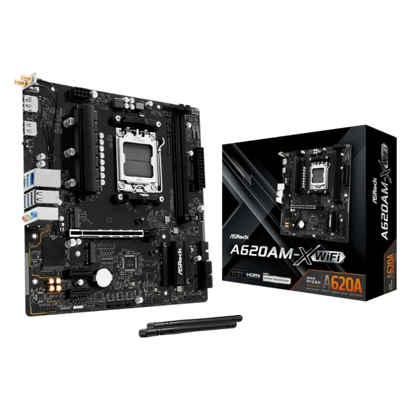 ASRock MB Sc AM5 A620AM-X WIFI, AMD A620A, 2xDDR5, 1xHDMI, 1xDP, …