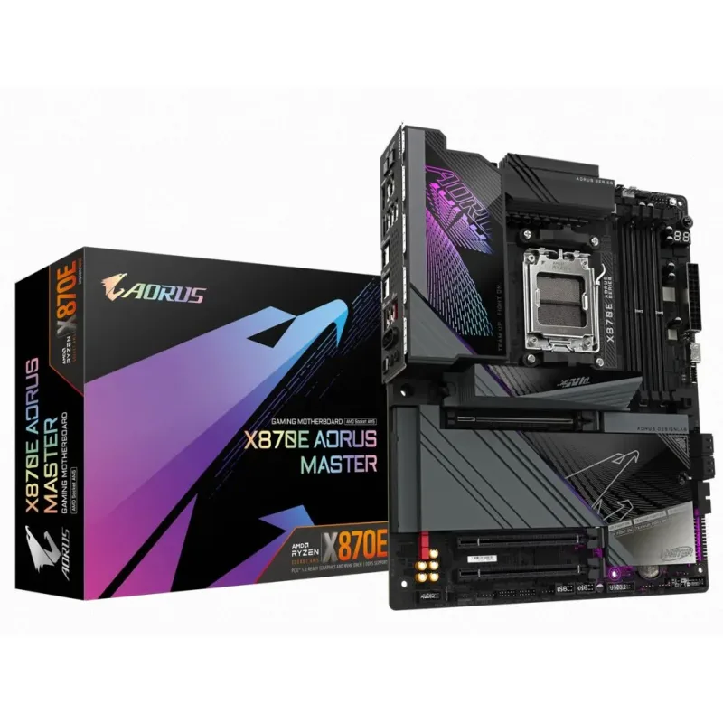 Gigabyte AORUS X870E MASTER, AMD X870E, AM5, 4xDDR5, ATX