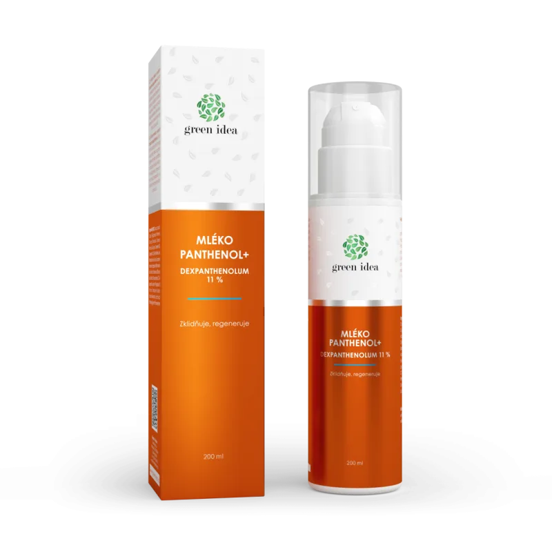 Green idea PANTHENOL + MLIEKO 11 % 200 ml -