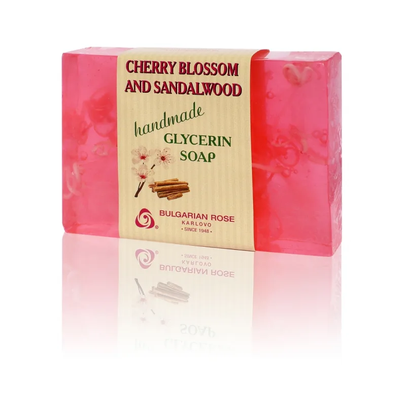 Bulgarian Rose Karlovo Glycerínové mydlo čerešňový kvet a santalové drevo 70g -