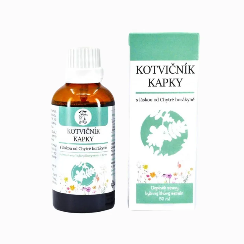 Bylinářství U Chytré horákyně Kotvičníkové kvapky 50 ml