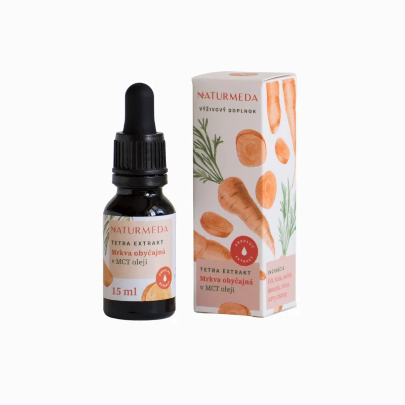 Naturmeda Mrkva – Tetra bylinný extrakt - 15 ml -