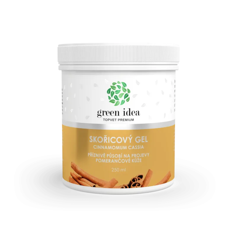 Green idea Škoricový masážny gél 250 ml -