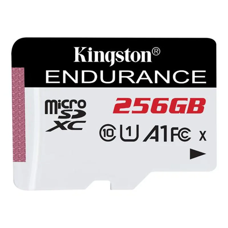256 GB . microSDXC karta Kingston High Endurance Class 10 UHS-I U1…