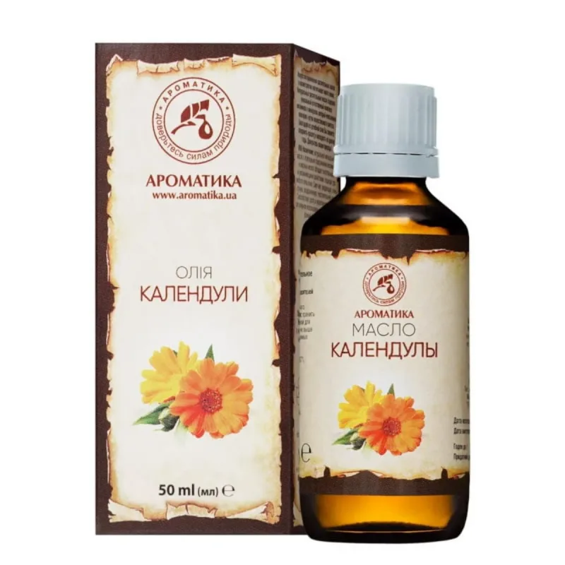 Aromatika Prírodný rastlinný olej Nechtík - 50 ml -
