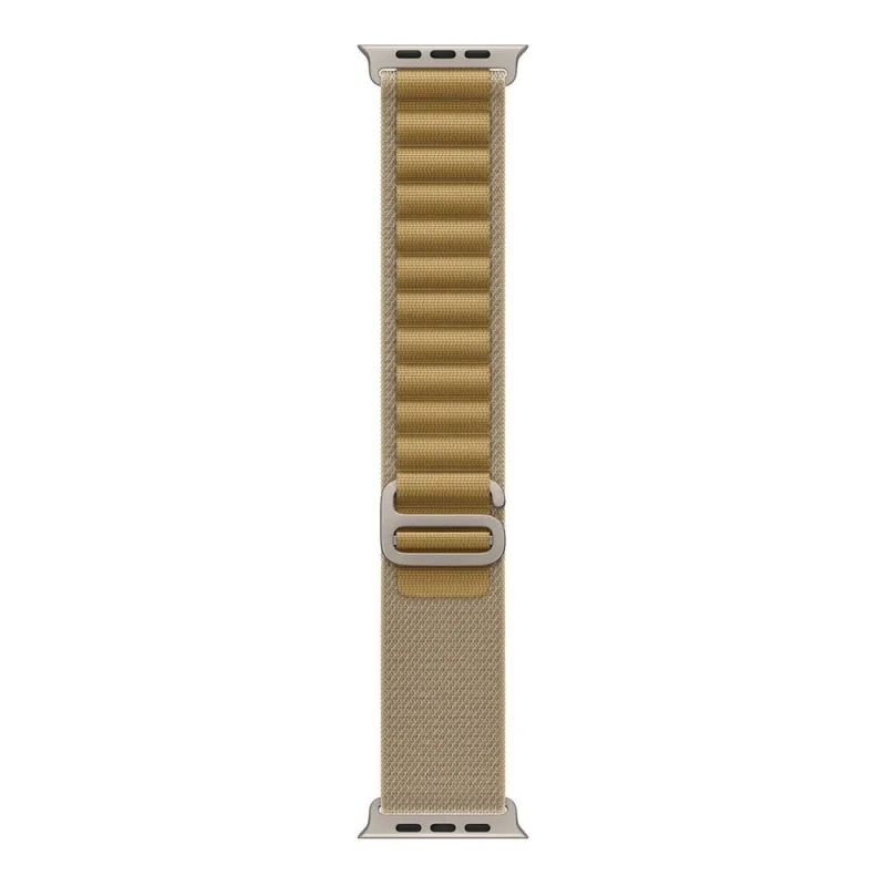 Apple Watch 49mm Tan Alpine Loop - Small - Natural Titanium Finish …