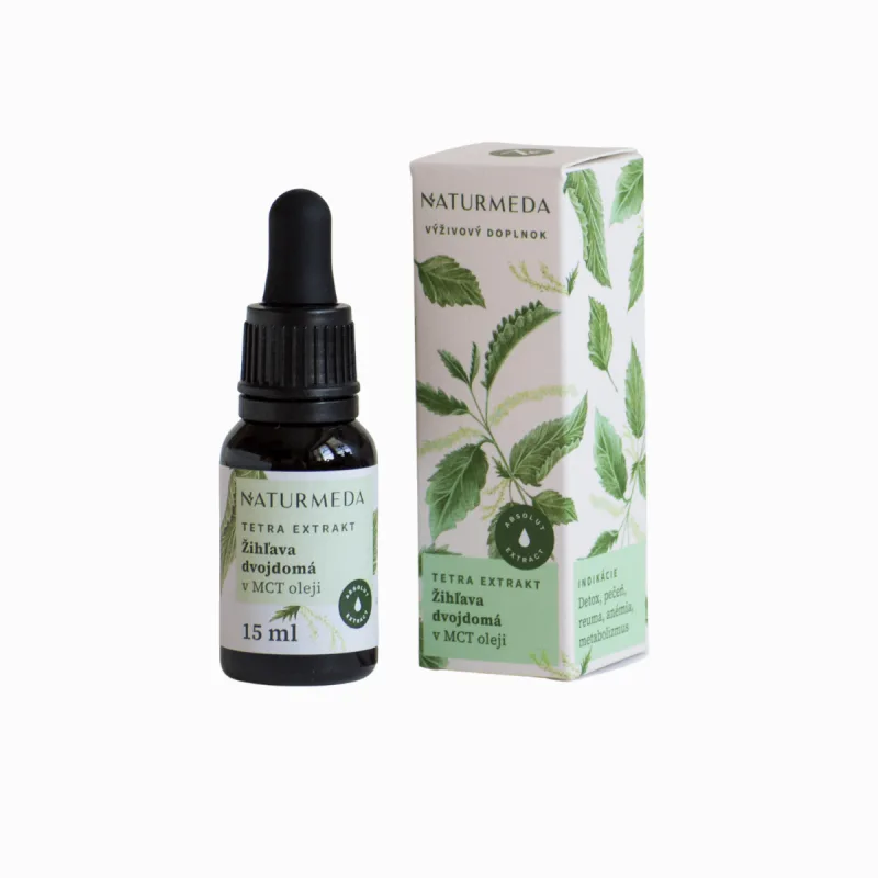 Naturmeda Žihľava dvojdomá – Tetra bylinný extrakt – 15 ml –