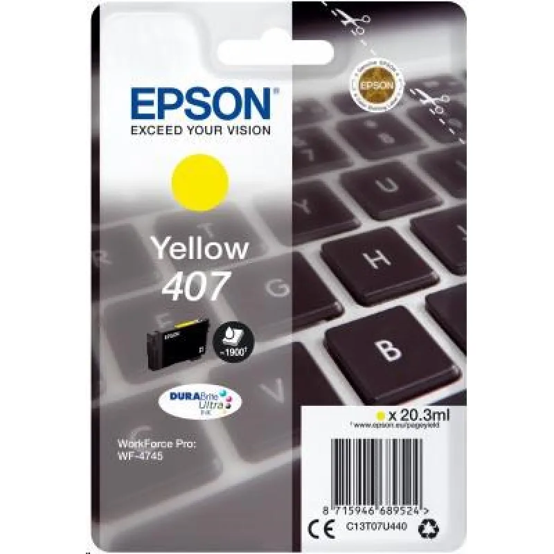 Atramentová kazeta EPSON série WF-4745 "Keyboard" L Yellow 1900 str.…